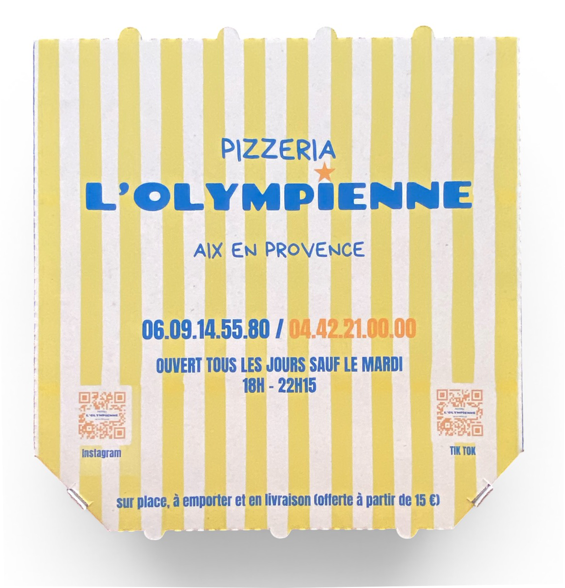 Boîte pizza personnalisée Toulouse