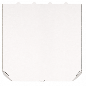 Boîte à pizza alimentaire coins cassés 34.5x34.5x4cm
